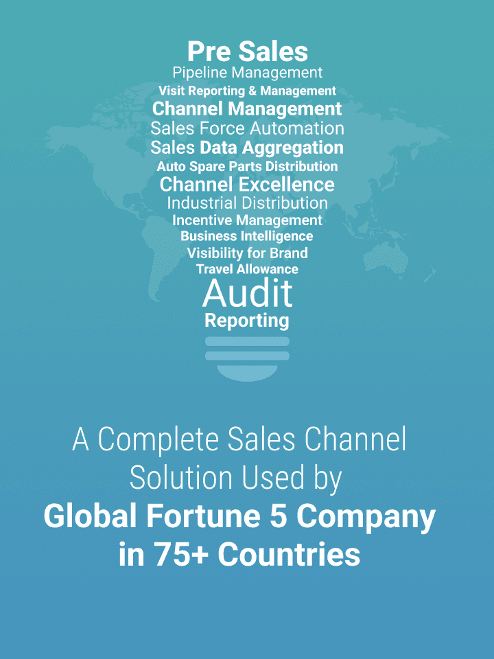 A Complete Sales Channel Solution Used by Global Fortune 5 Company in 75+ Countries.