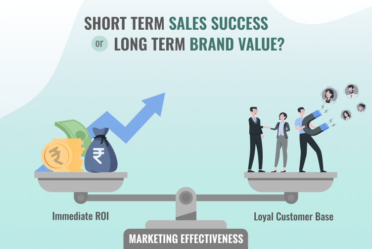 You are currently viewing Short-Term Sales Success or Long-Term Brand Value – What’s The Yardstick to Measure Marketing Effectiveness?